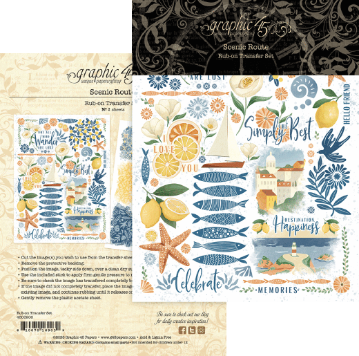 Rub-On Transfer - Scenic Route