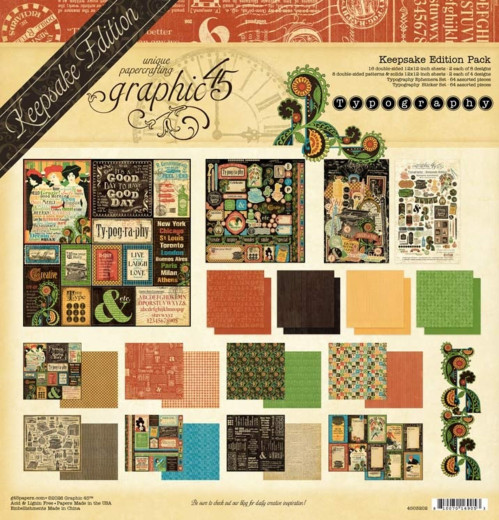 Typography - 12x12 Keepsake Edition