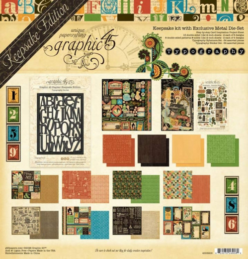 Typography - Keepsake Kit with Exclusive Metal Die