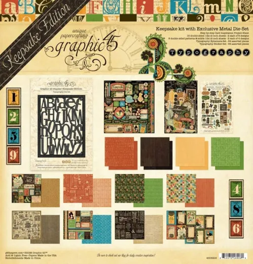 Typography - Keepsake Kit with Exclusive Metal Die
