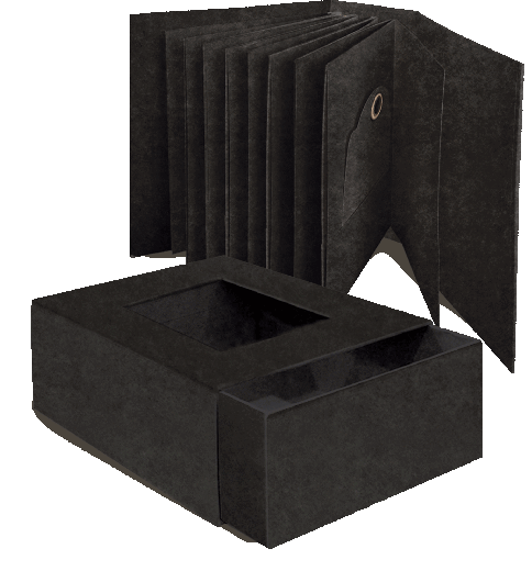 Graphic 45 - ATC Album with Matchbook Box Black