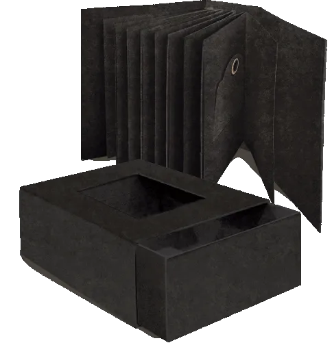 Graphic 45 - ATC Album with Matchbook Box Black