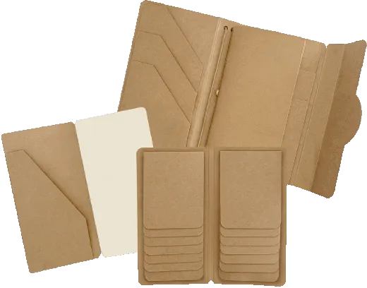 Graphic 45 - Travel Album with Inserts Waterfall Folder & Journaling Notebooks Kraft