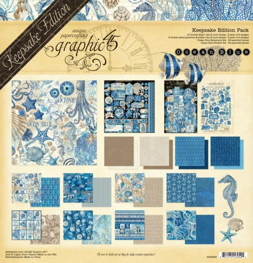 Ocean Blue - 12x12 Keepsake Edition