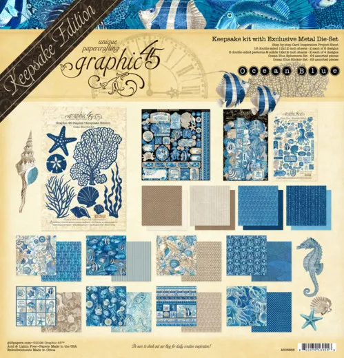 Ocean Blue - Keepsake Kit with Exclusive Metal Die (2. Wahl)