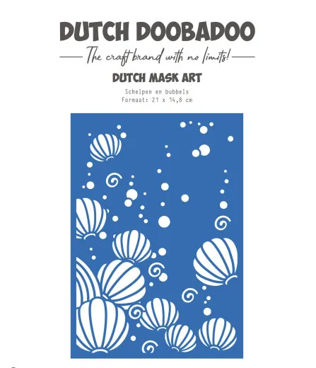 Dutch Mask Art - Waves at the Sea - Bubbles