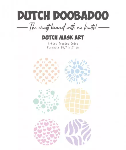 Dutch Mask Art - Artist Trading Coins