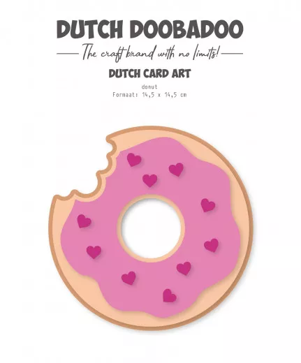 Dutch Card Art - Life is Sweet - Donut