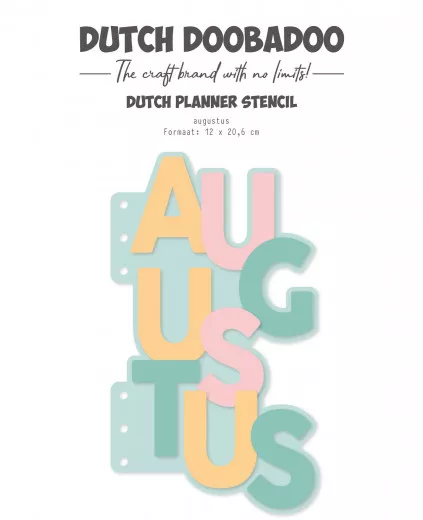 Dutch Planner Stencil - Augustus