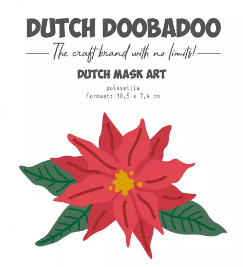 Dutch Mask Art - Poinsettia