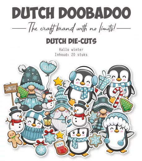 Dutch Doobadoo - Die-Cuts - Hallo Winter