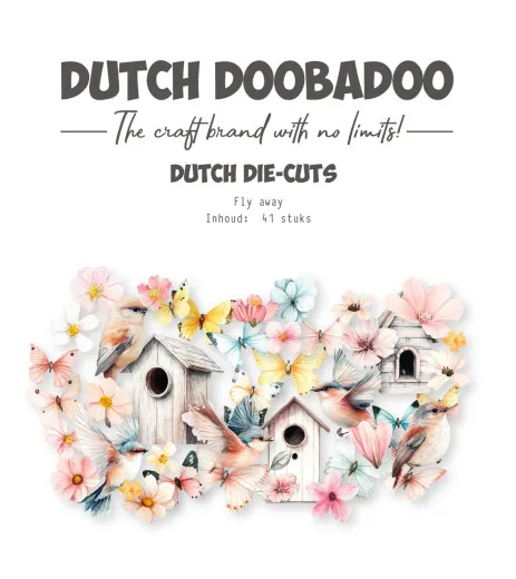 Dutch Collage Die-Cuts - Spring - Fly Away