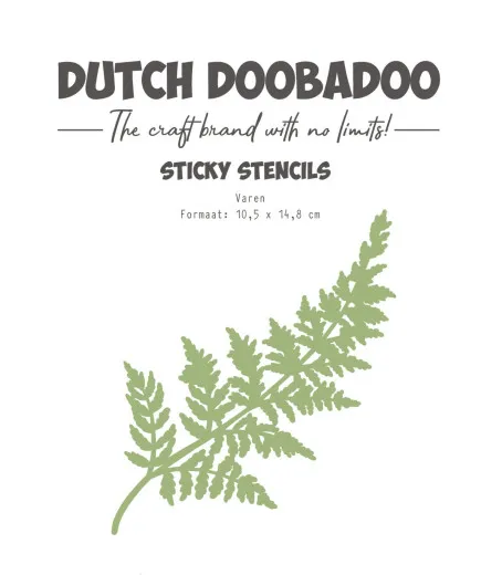 Dutch Sticky Stencil - Fern