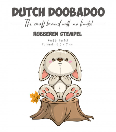 Dutch Rubber Stamp - Rabbit Fall