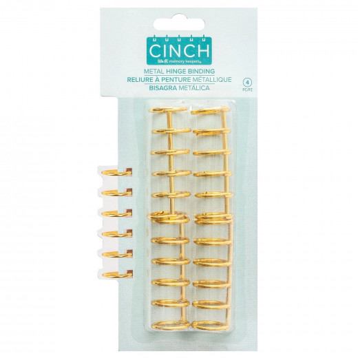 Cinch Metal Hinge Binding Gold