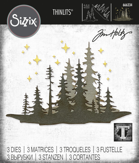 Thinlits Die - Tim Holtz Forest Shadows