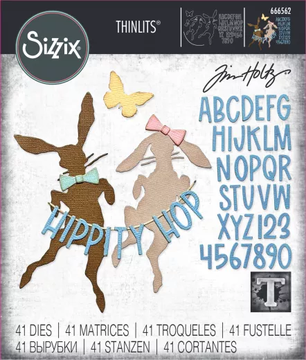 Thinlits Die by Tim Holtz - Vault Hippity Hop