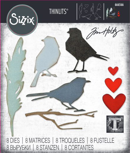 Thinlits Die by Tim Holtz - Vault Lovebirds