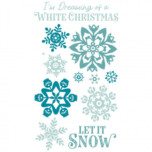 Sizzix - Clear Stamps by Catherine Pooler - White Christmas