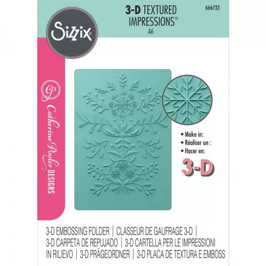 3D Embossing Folder by Catherine Pooler - Yuletide