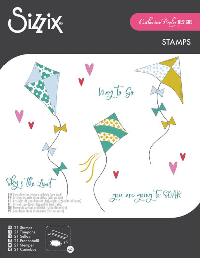 Sizzix - Clear Stamps by Catherine Pooler - Sky's the Limit