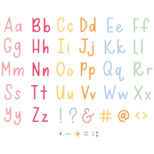 Thinlits Die by Letters by Shells - Simple Letters