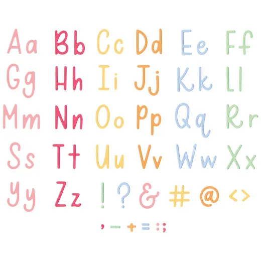 Thinlits Die by Letters by Shells - Simple Letters