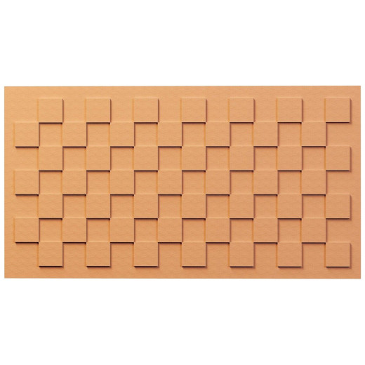2D Mini Embossing Folder by Letters by Shells - Checkered Pattern