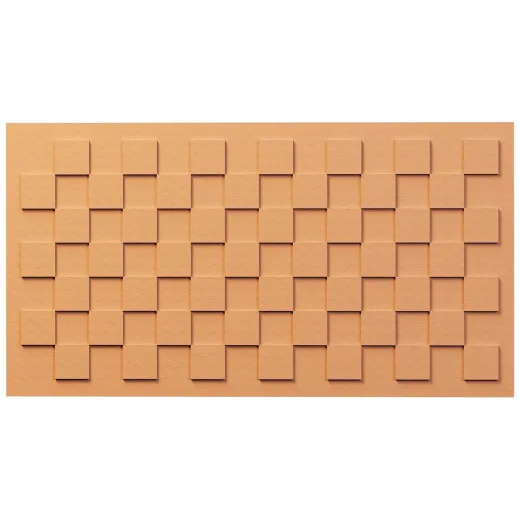 2D Mini Embossing Folder by Letters by Shells - Checkered Pattern
