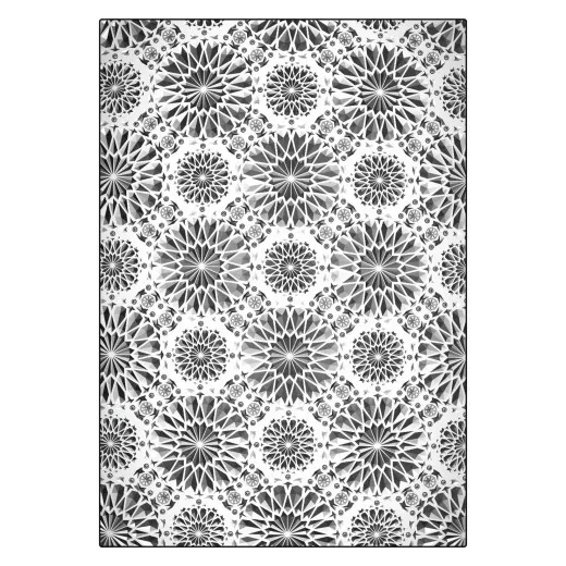 3D Texture Fades Embossing Folder by Tim Holtz - Kaleidoscope Large