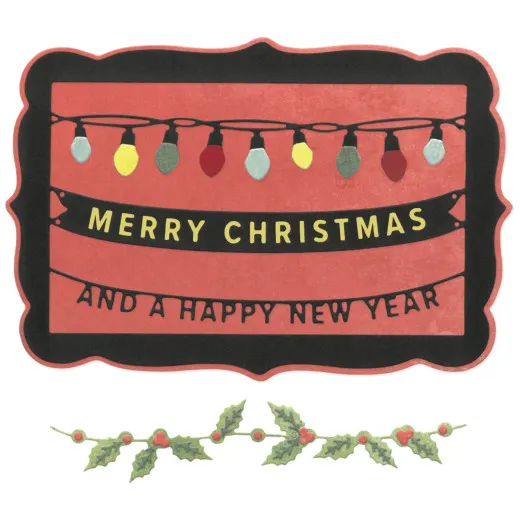 Thinlits Die by 49 and Market - Snap and Swap Merry Christmas