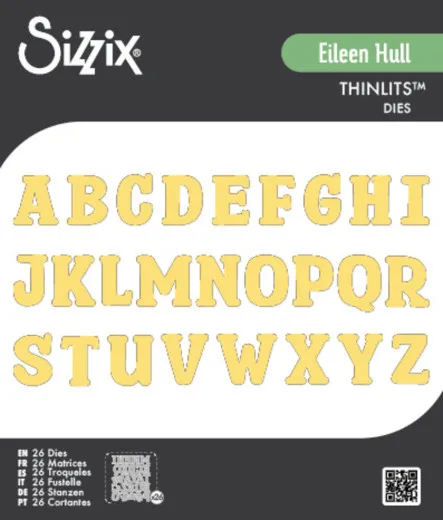 Thinlits Die by Eileen Hull - Nora Alphabet