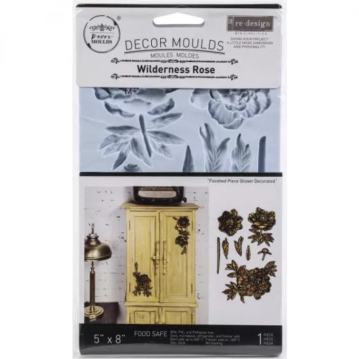 Prima Re-Design Mould - Wilderness Rose