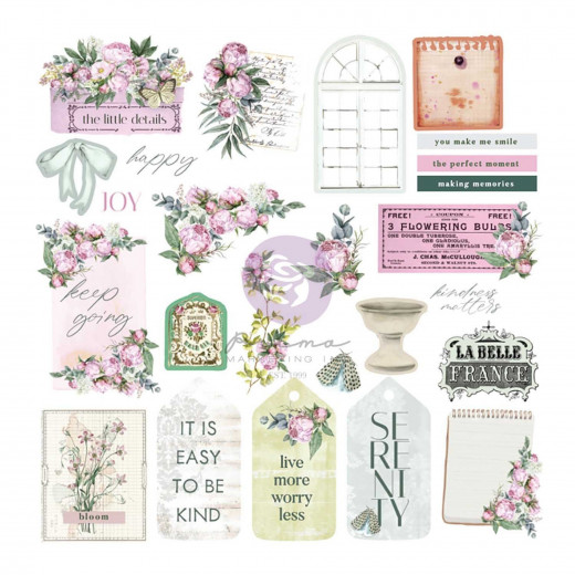 Serene Petals - Ephemera - Garden Tags