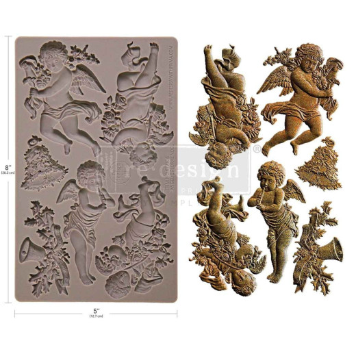 Decor Mould - Angelic Floral Noel