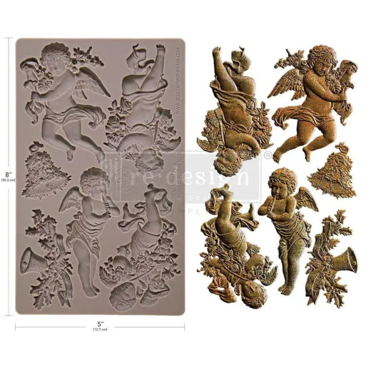 Decor Mould - Angelic Floral Noel