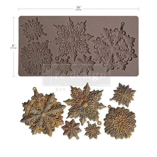 Decor Mould - Frosted Snowflake Wonders