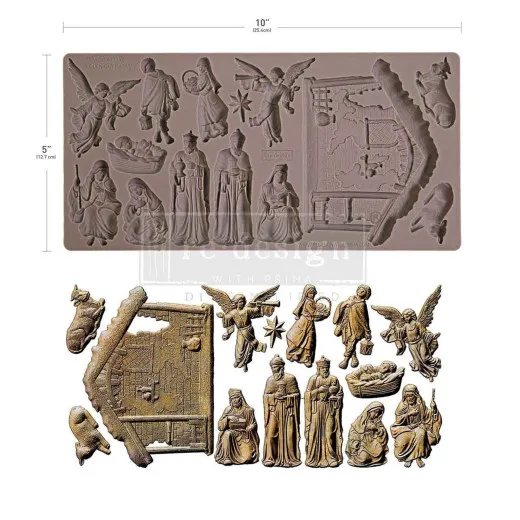 Decor Mould - Holy Night Nativity