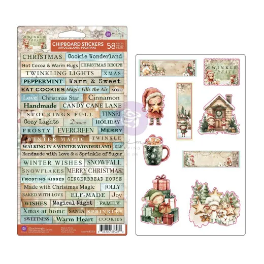 Chipboard Stickers - Twinkle & Treats - Chipboard Stickers