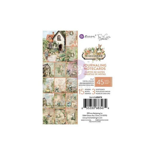 Homegrown by The 3 Girls Tale - Journaling Cards 3x4