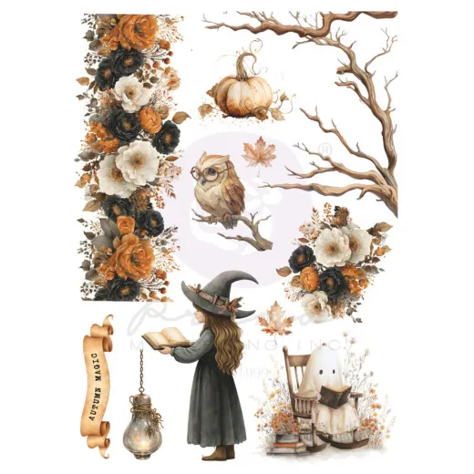 Made of Magic by The 3 Girls Tale - A4 Transfers / Rub-Ons - Autumn Magic
