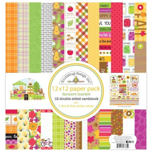 Farmers Market 12x12 Paper Pack