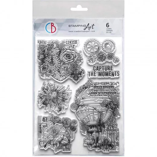 Clear Stamp Set - Esprit de Voyage - Gears of Imagination