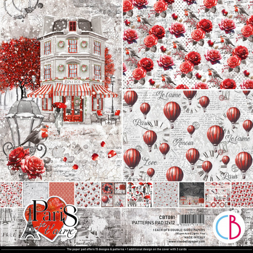 Paris Je taime - 12x12 Patterns Pad