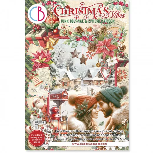 Christmas Vibes - A4 Junk Journal Ephemera Book