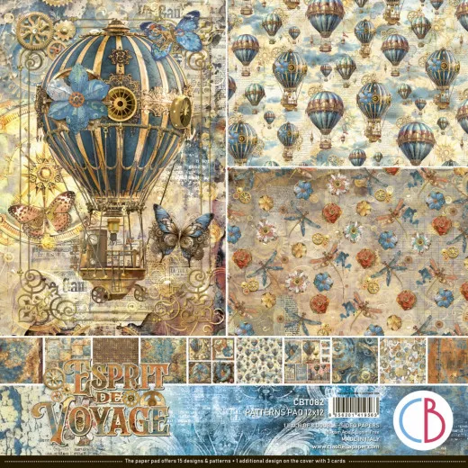 Esprit de Voyage - 12x12 Patterns Pad