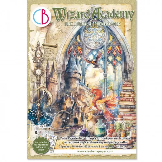 Wizard Academy - A4 Junk Journal Ephemera Book