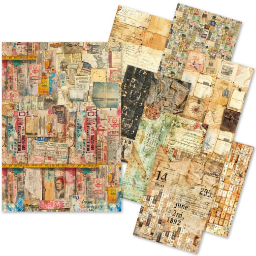 Journey Ahead - Craftmix Mixed A5 Paper Pack