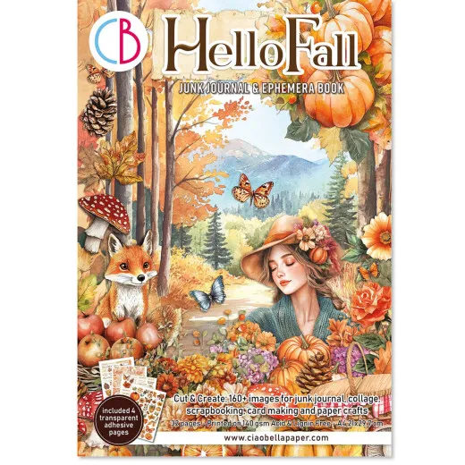 Hello Fall - A4 Junk Journal Ephemera Book