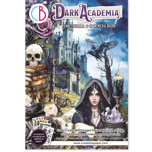 Dark Academia - A4 Junk Journal Ephemera Book